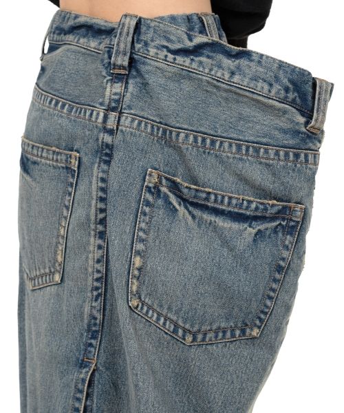 Huge Layered Denim Skirt