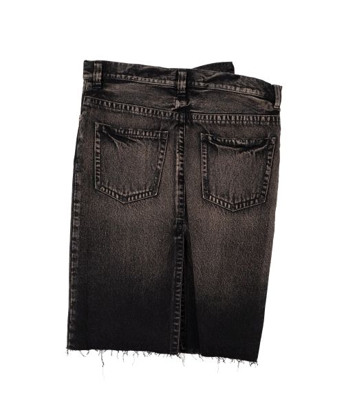 Huge Layered Denim Skirt