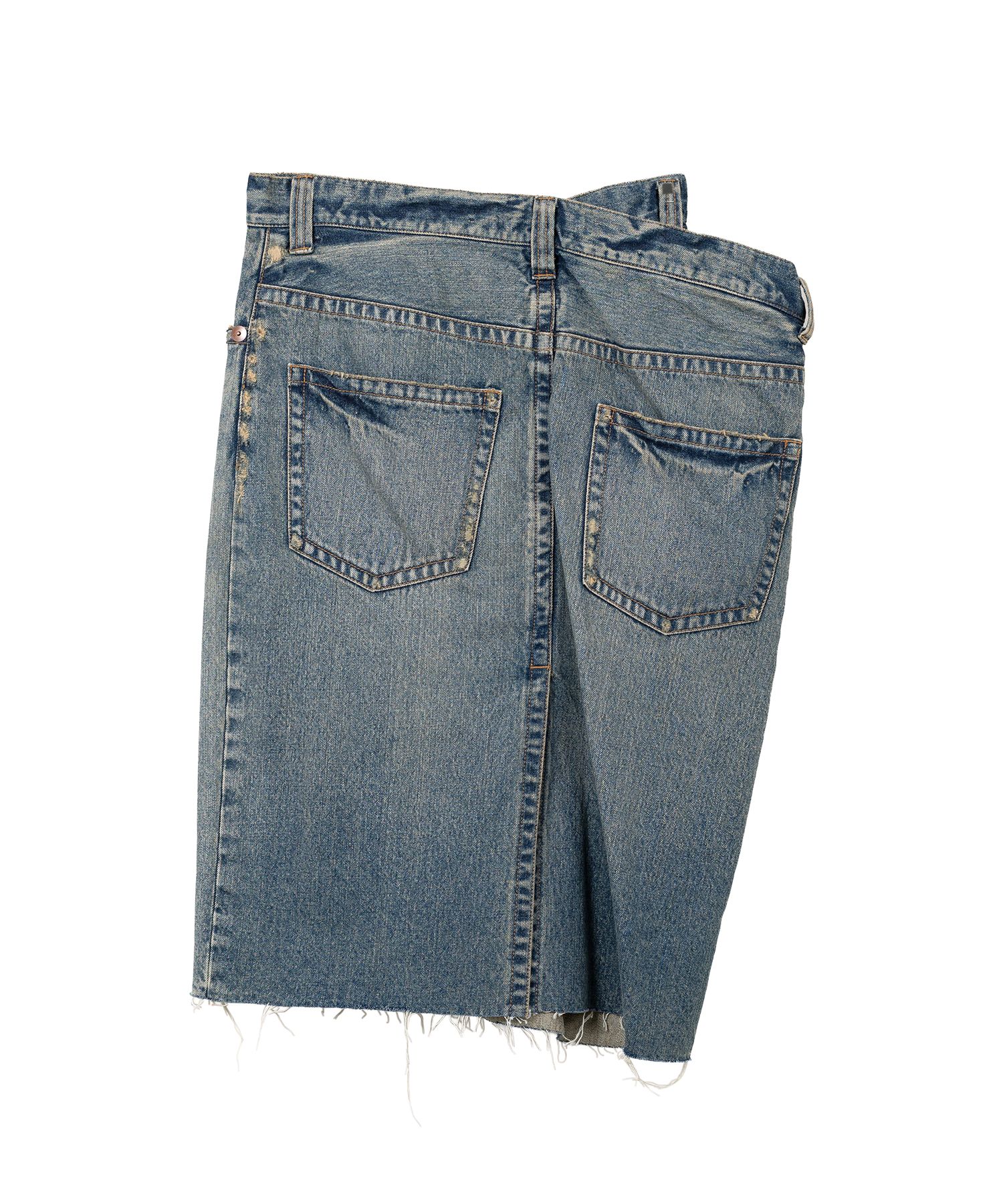 Maison MIHARAYASUHIRO/デニムレイヤードスカート MIHARA YASUHIRO/ミハラヤスヒロ】DENIM PANTS COMBNED SKIRT