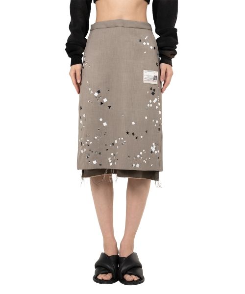 希少 MIHARA YASUHIRO 西陣織 シルク スカート Maison MIHARA YASUHIRO ONLINE STORE（メゾンミハラヤスヒロ