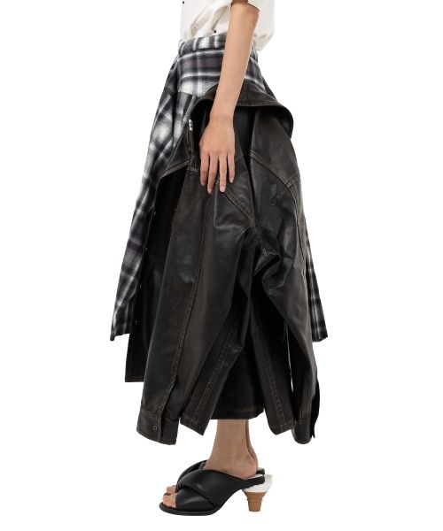 Transform Coated Jacket Skirt