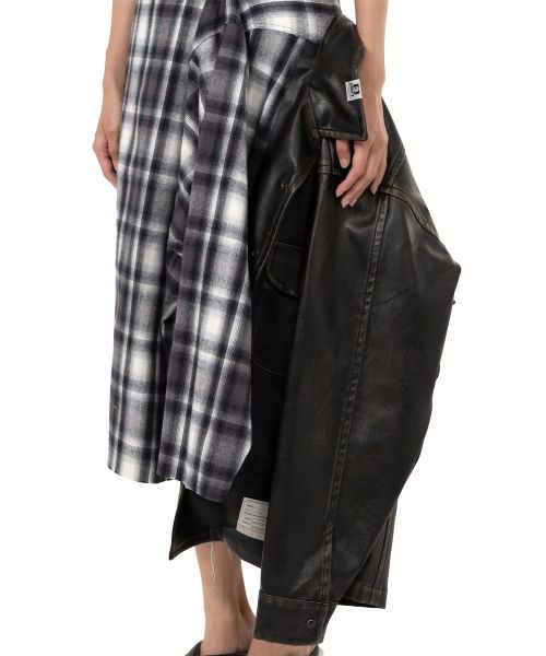 Transform Coated Jacket Skirt