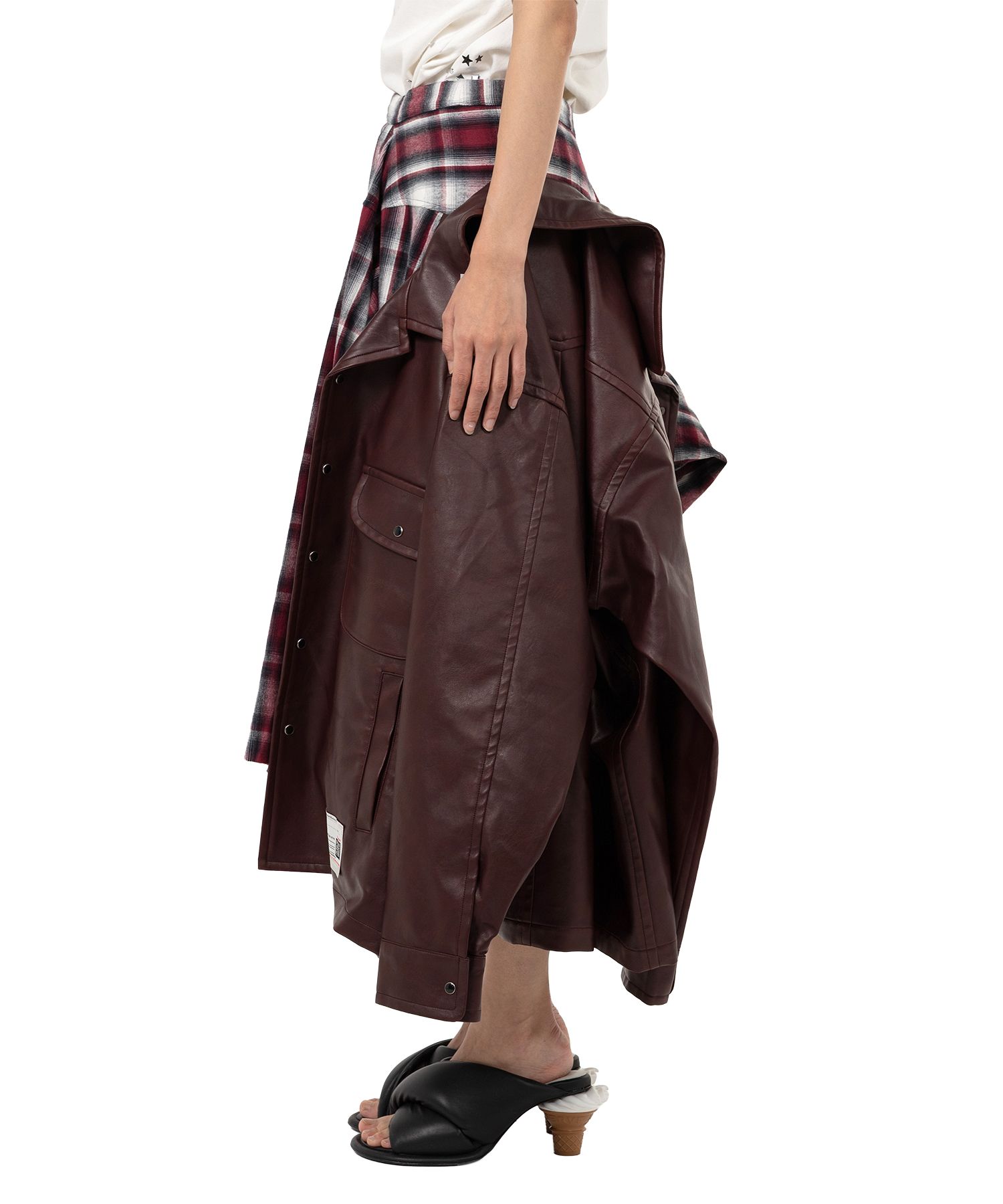 Transform Coated Jacket Skirt