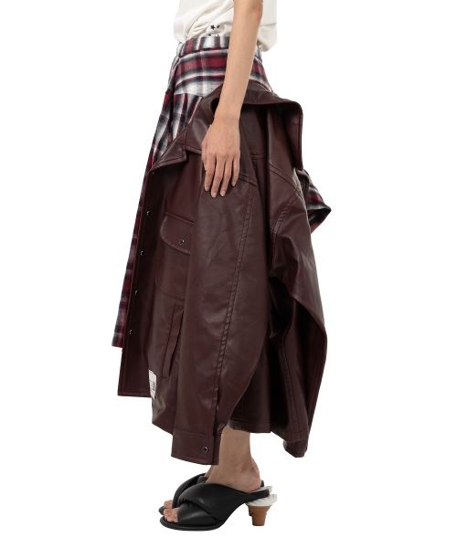 Transform Coated Jacket Skirt