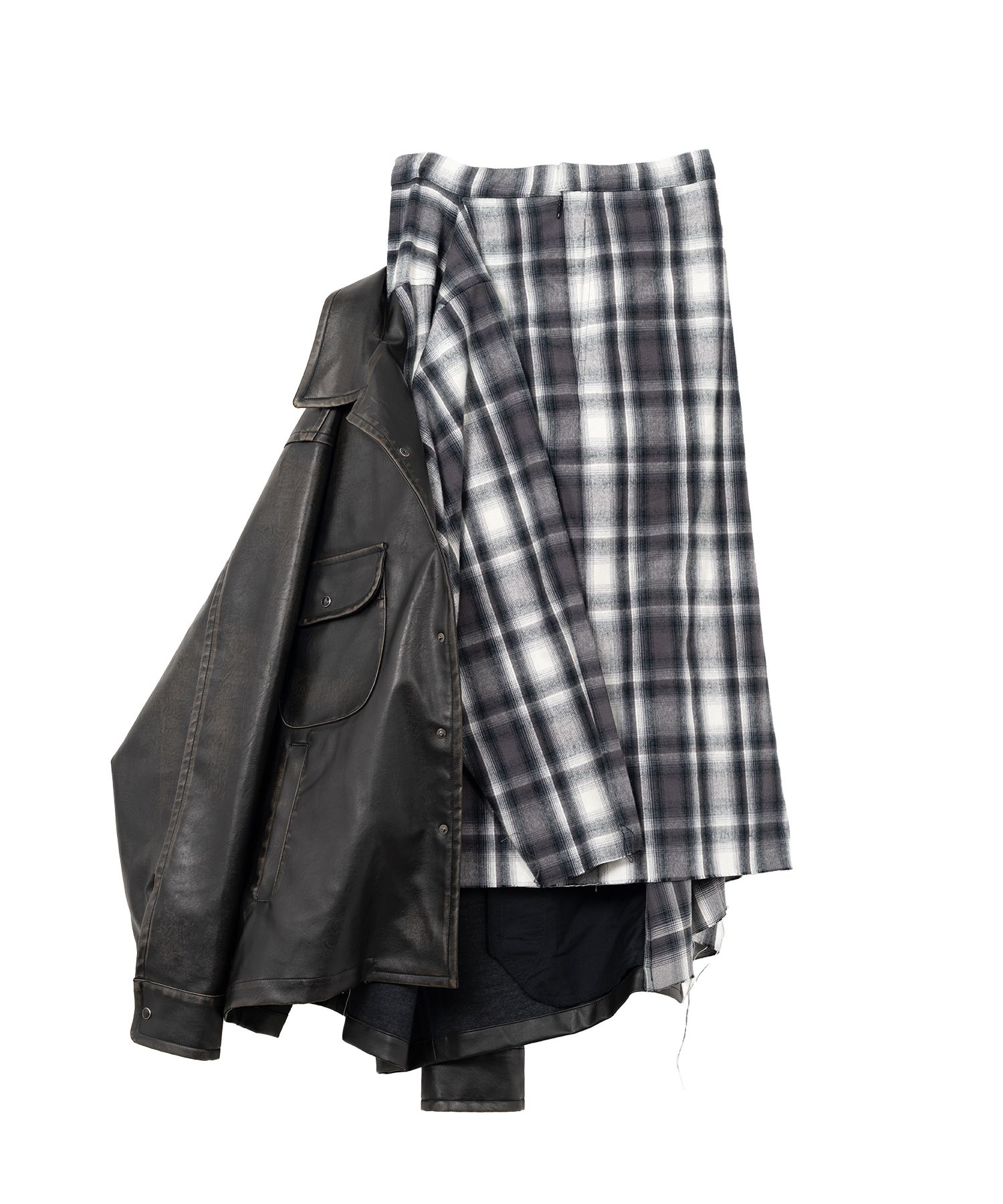 Transform Coated Jacket Skirt