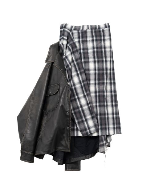 Transform Coated Jacket Skirt