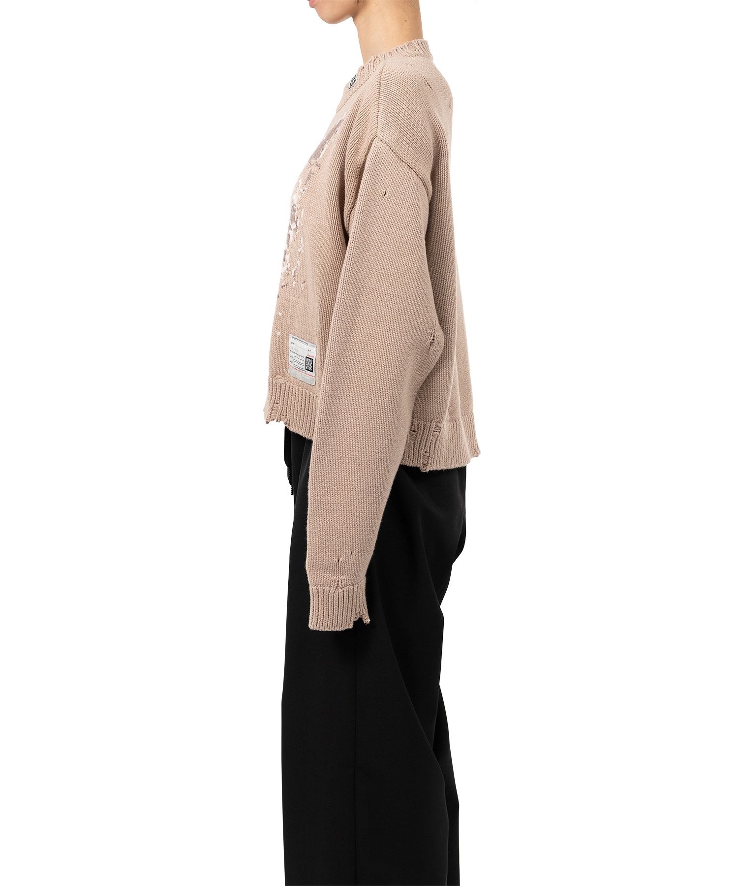 Cat Jacquard Knit Sweater