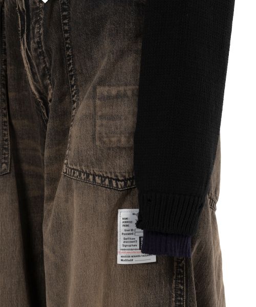 Triple Layered Cropped Knit Sweater