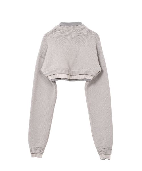 MIHARA YASUHIRO ニットポンチョ ミハラヤスヒロMIHARA YASUHIRO 斜行クラッシュケーブルニット