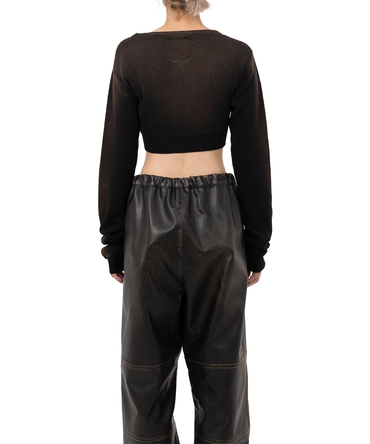 Sun Faded Like Cropped Knit Sweater