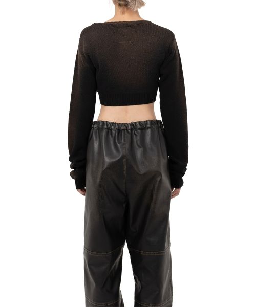 Sun Faded Like Cropped Knit Sweater