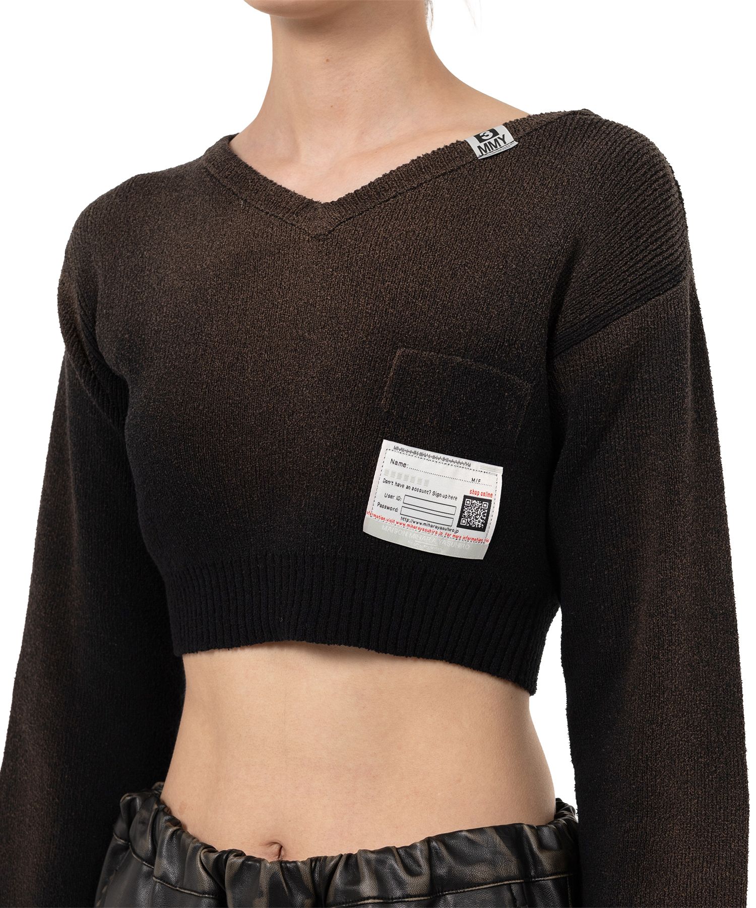 Sun Faded Like Cropped Knit Sweater