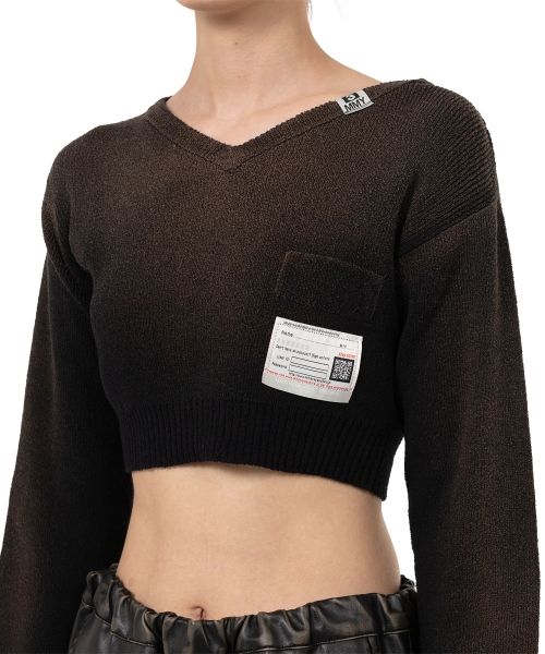 Sun Faded Like Cropped Knit Sweater