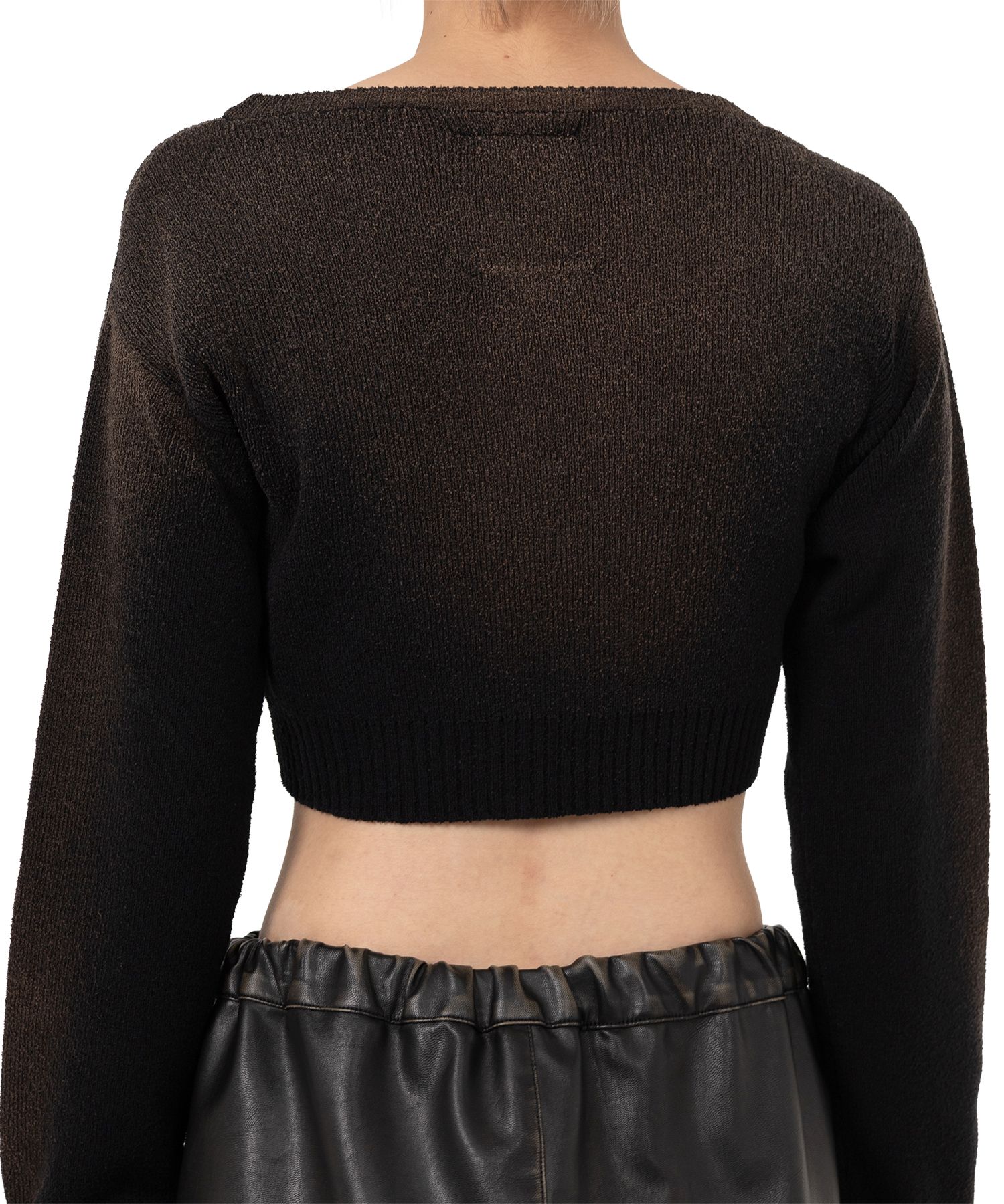 Sun Faded Like Cropped Knit Sweater