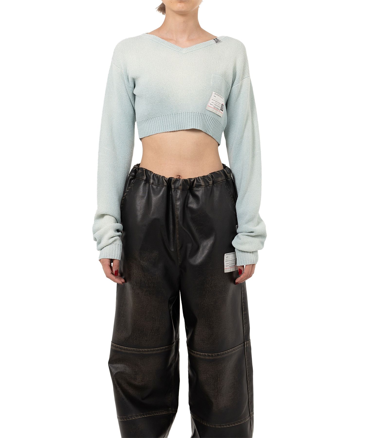 Sun Faded Like Cropped Knit Sweater