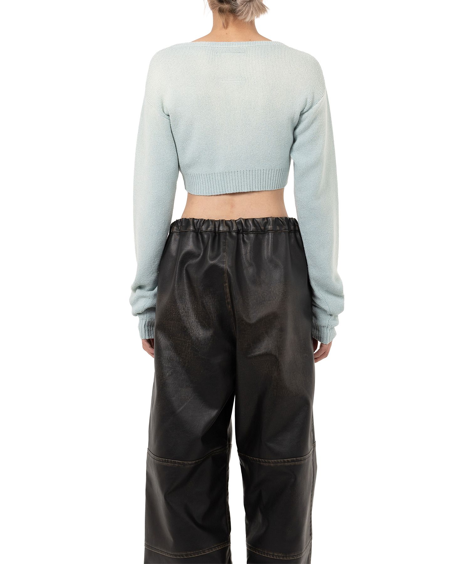 Sun Faded Like Cropped Knit Sweater