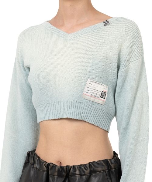 Sun Faded Like Cropped Knit Sweater