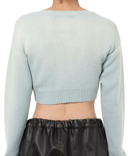 Sun Faded Like Cropped Knit Sweater