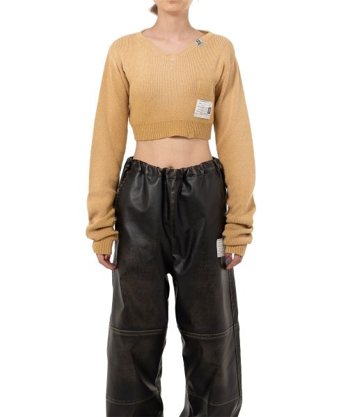 Sun Faded Like Cropped Knit Sweater