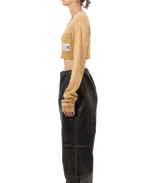 Sun Faded Like Cropped Knit Sweater