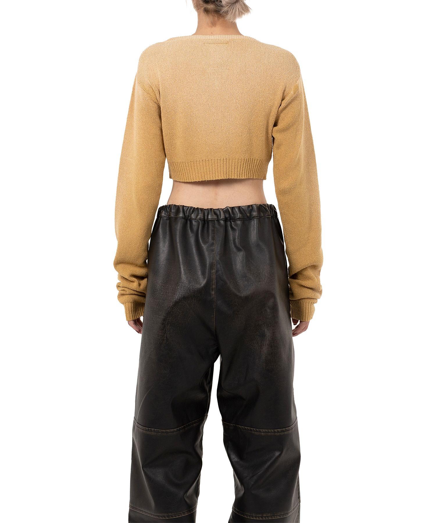 Sun Faded Like Cropped Knit Sweater