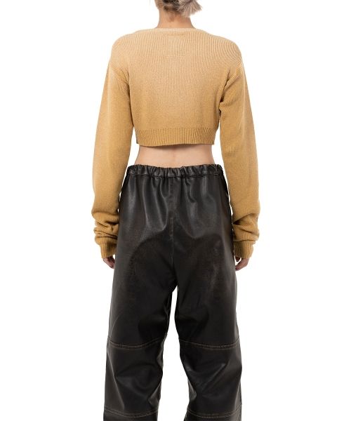 Sun Faded Like Cropped Knit Sweater