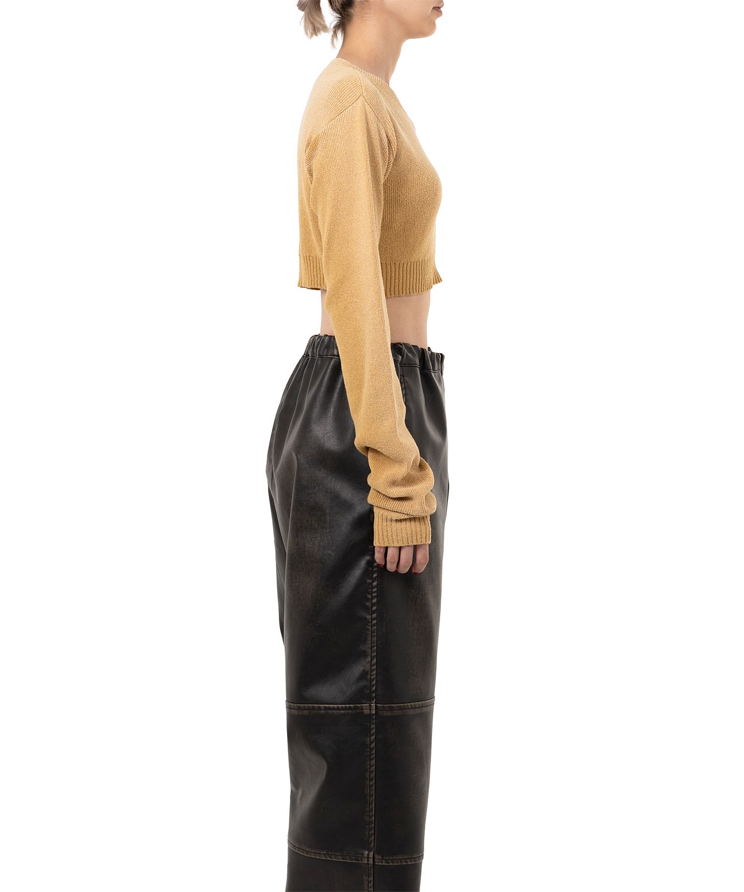 Sun Faded Like Cropped Knit Sweater