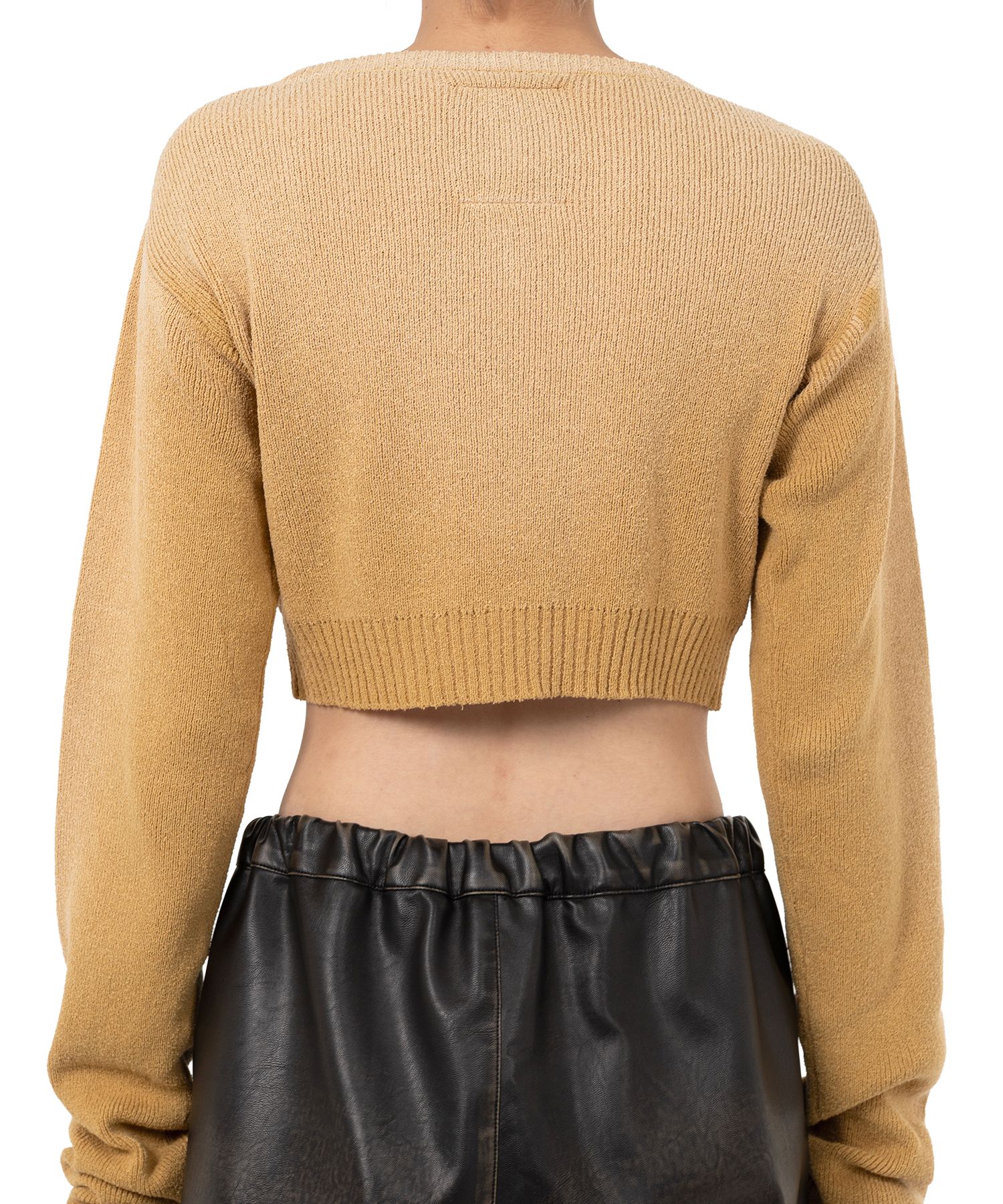 Sun Faded Like Cropped Knit Sweater