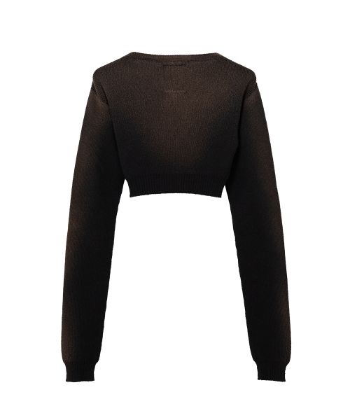Sun Faded Like Cropped Knit Sweater