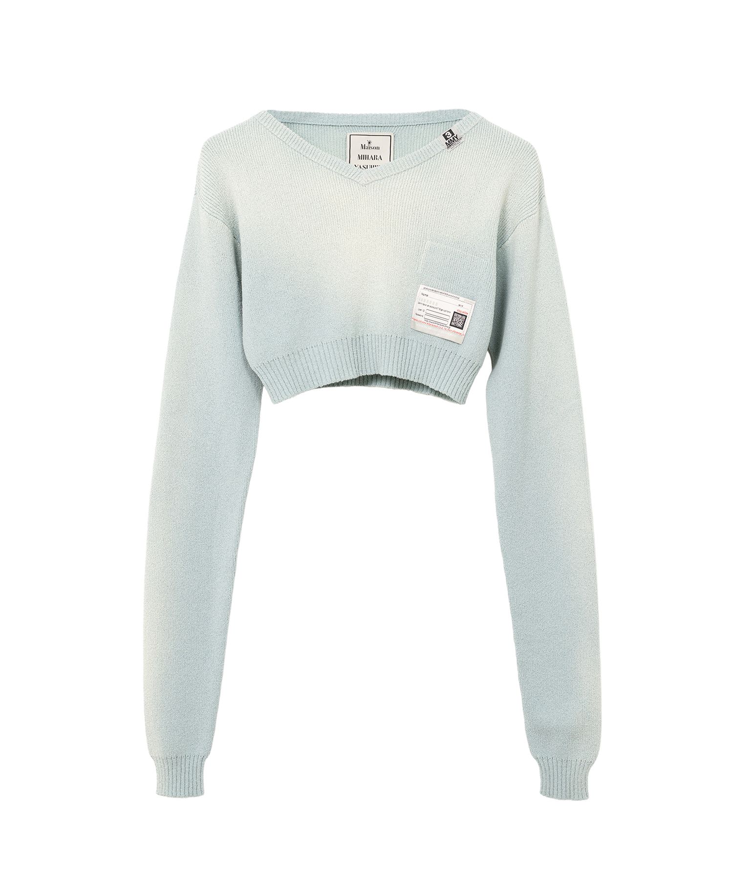 mihara yasuhiro クロップ丈ニット Maison MIHARA YASUHIRO ONLINE STORE（メゾンミハラヤスヒロ