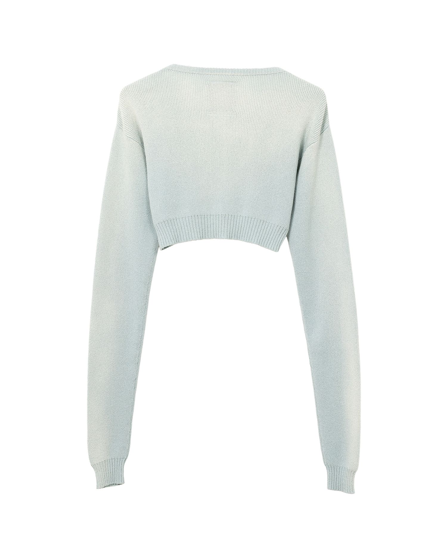 Sun Faded Like Cropped Knit Sweater