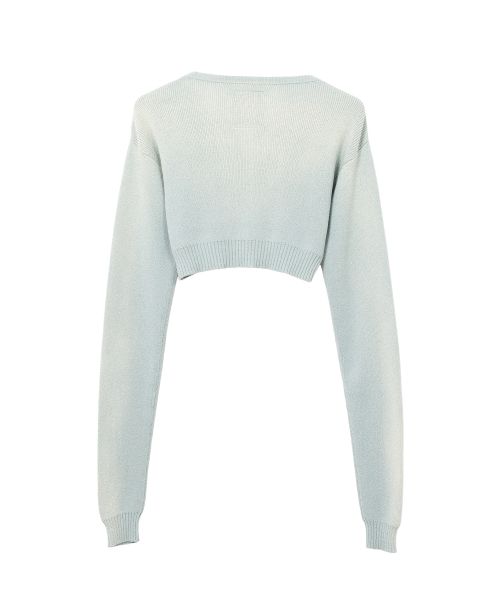 Sun Faded Like Cropped Knit Sweater