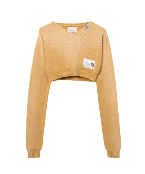 Sun Faded Like Cropped Knit Sweater