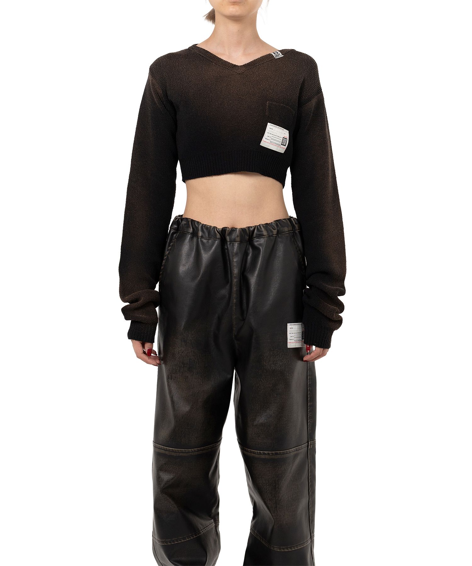 Sun Faded Like Cropped Knit Sweater