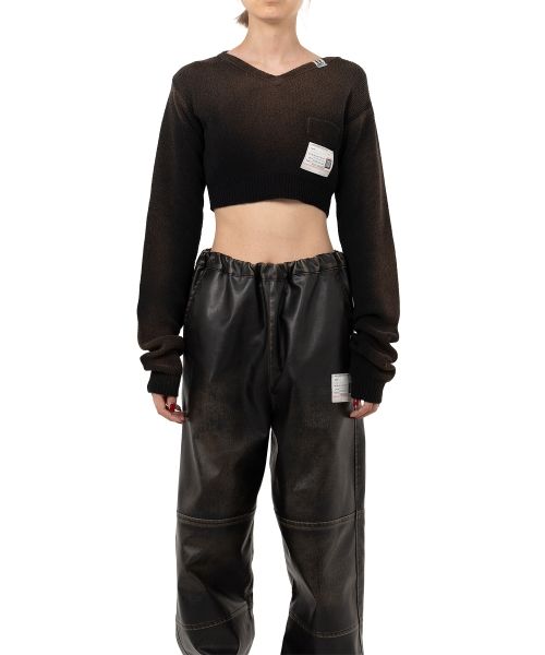 Sun Faded Like Cropped Knit Sweater