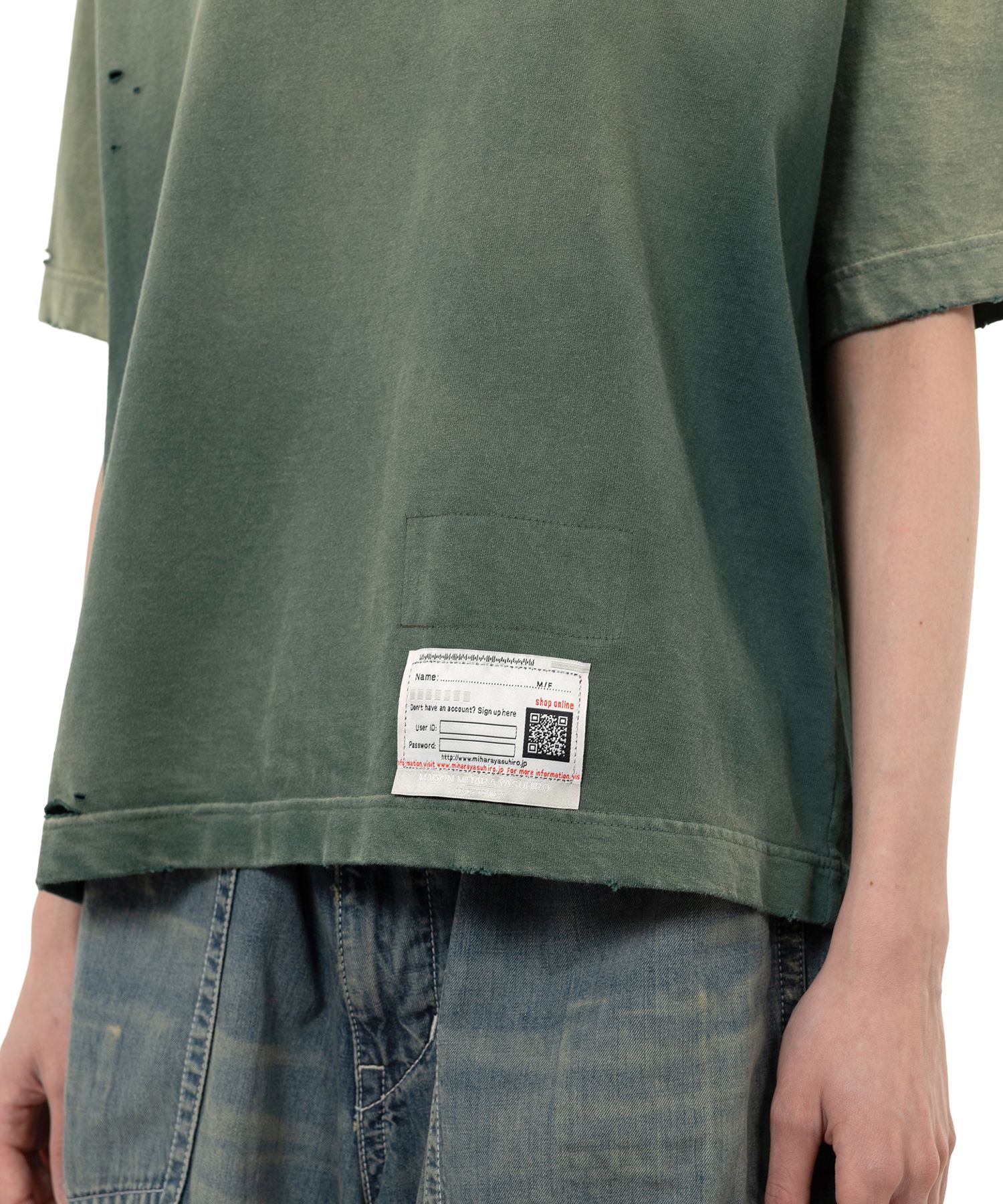 【ミハラヤスヒロ】Sun Faded Like T-shirt 要在庫確認 Maison MIHARA YASUHIRO ONLINE STORE（ミハラヤスヒロ