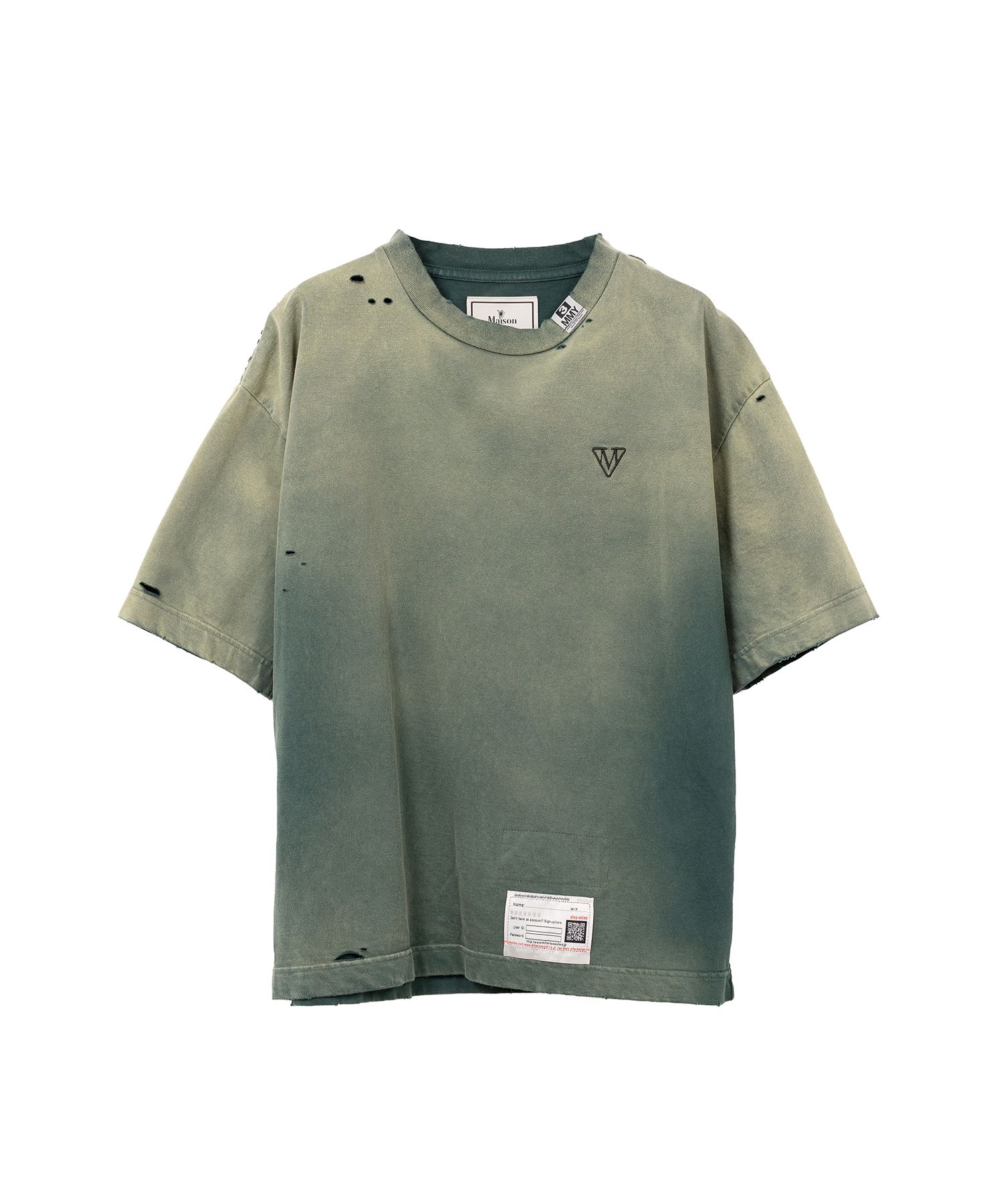 国内買付 MIHARAYASUHIRO sun faded Tee ミハラヤスヒロ Tシャツ Maison MIHARA YASUHIRO ONLINE STORE（ミハラヤスヒロ