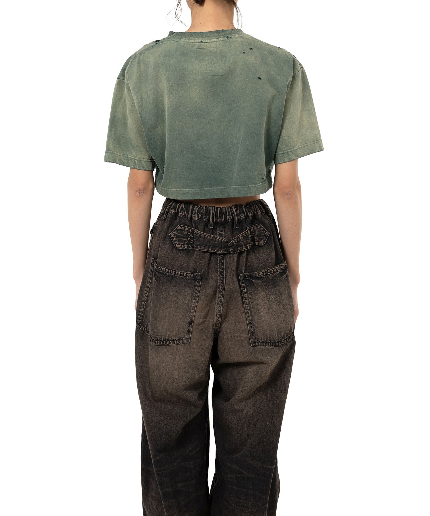 【MIHARA YASUHIRO】Sun Faded Like Crop Tシャツ 全３色 Maison MIHARA YASUHIRO ONLINE STORE（メゾンミハラヤスヒロ