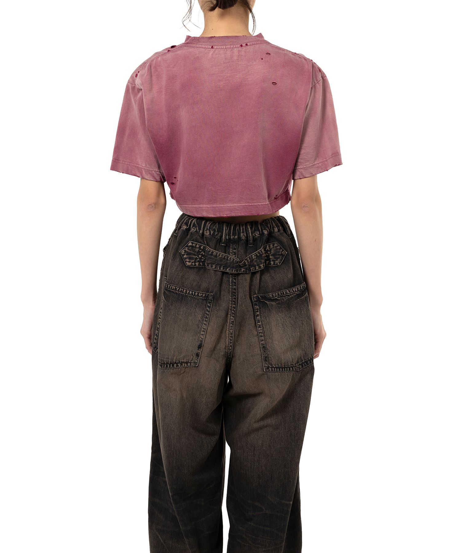 【MIHARA YASUHIRO】Sun Faded Like Crop Tシャツ 全３色 Maison MIHARA YASUHIRO ONLINE STORE（ミハラヤスヒロ