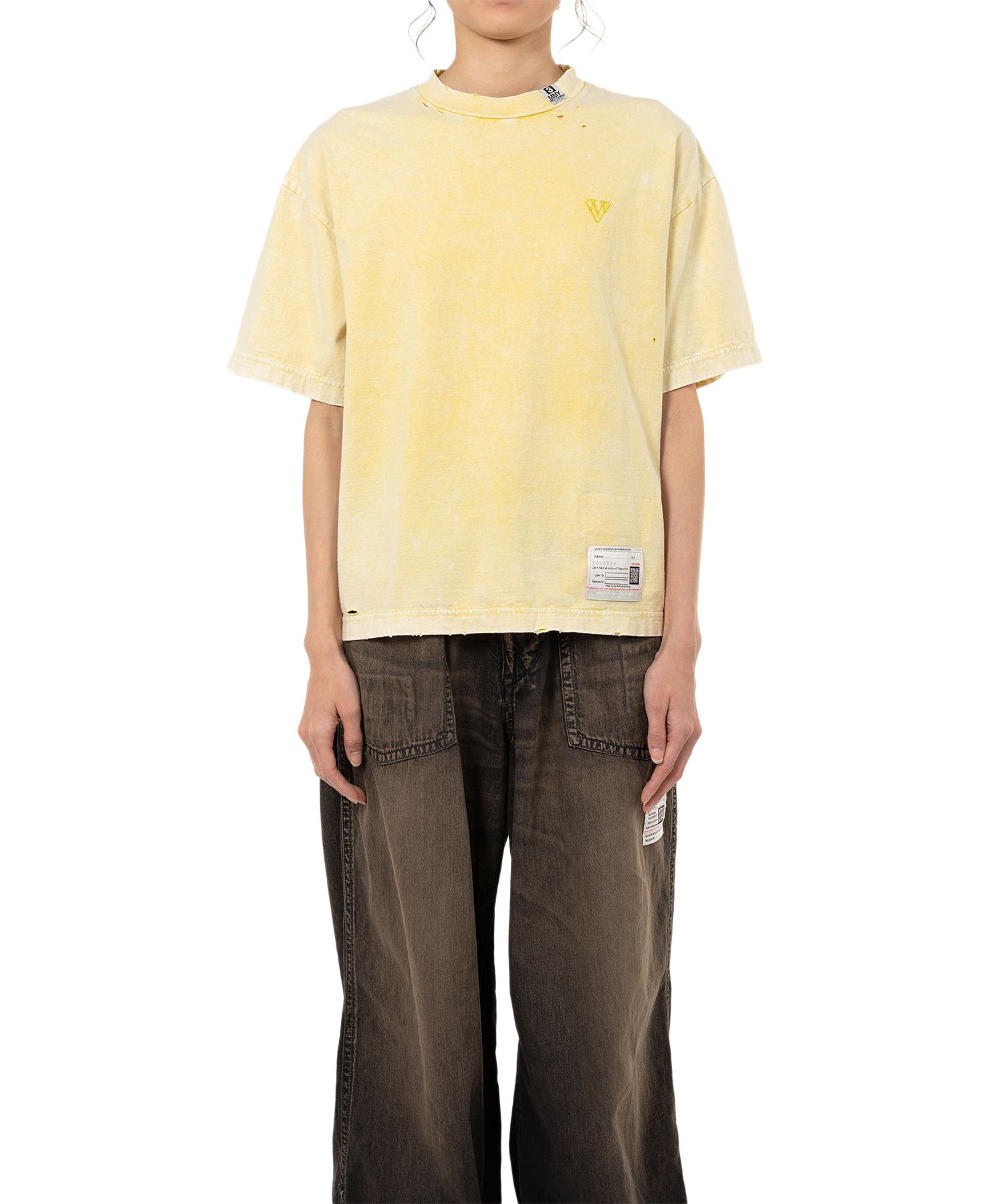 【MIHARAYASUHIRO】Bleached T-shirt ブリーチ加工 全３色 Mihara Yasuhiro Bleached Tee Gray | SOMEWHERE®