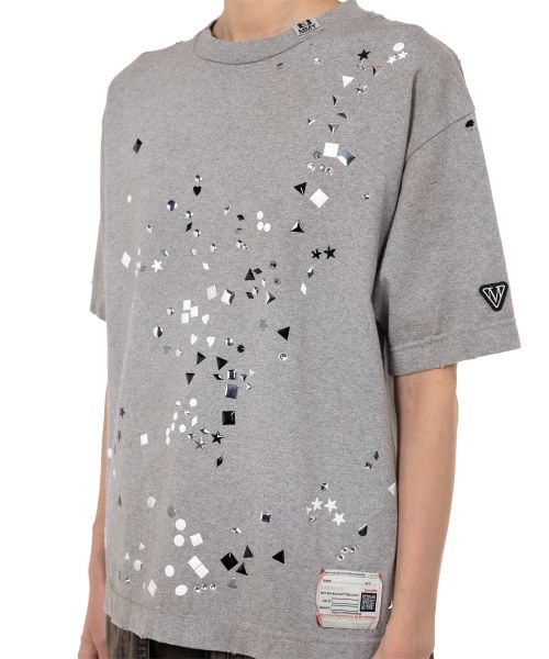 Embellished Distressed T-Shirt