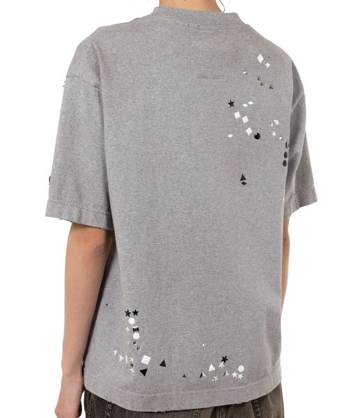 Embellished Distressed T-Shirt