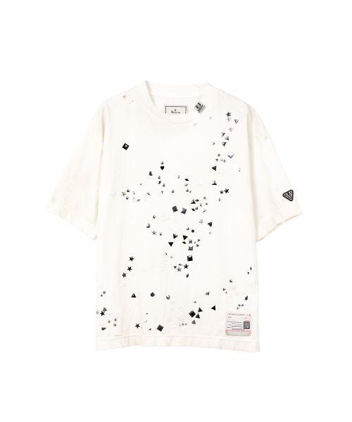 Embellished Distressed T-Shirt