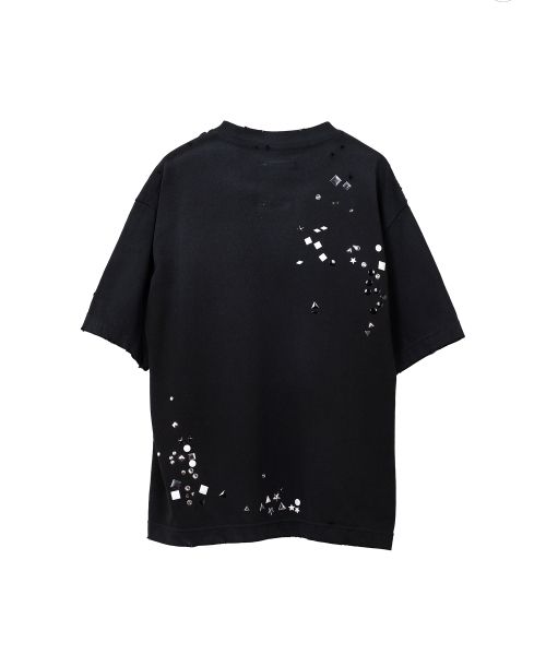 Embellished Distressed T-Shirt