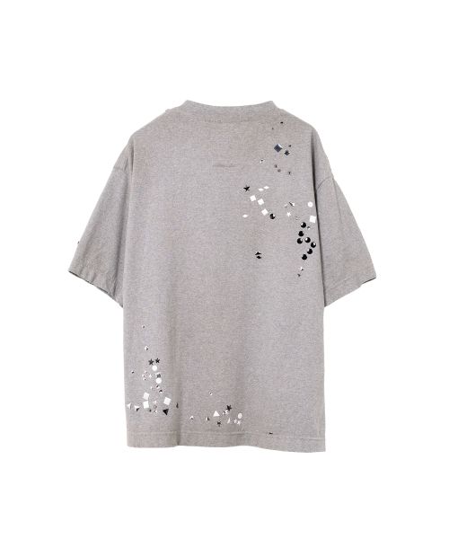 Embellished Distressed T-Shirt
