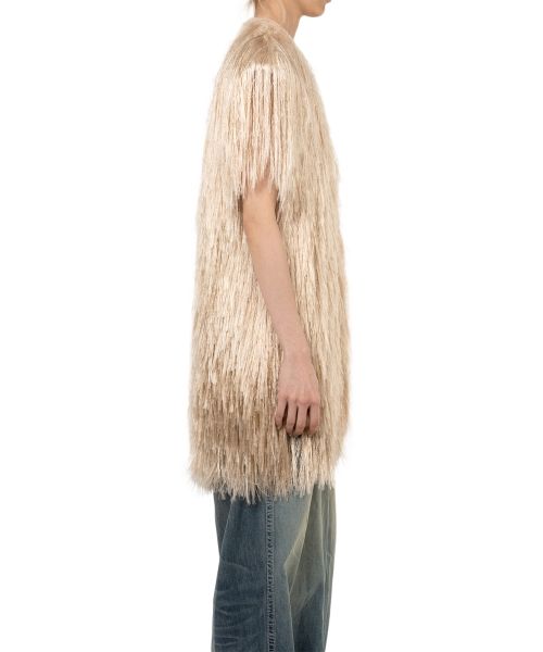 Shaggy Fringe Knit Vest