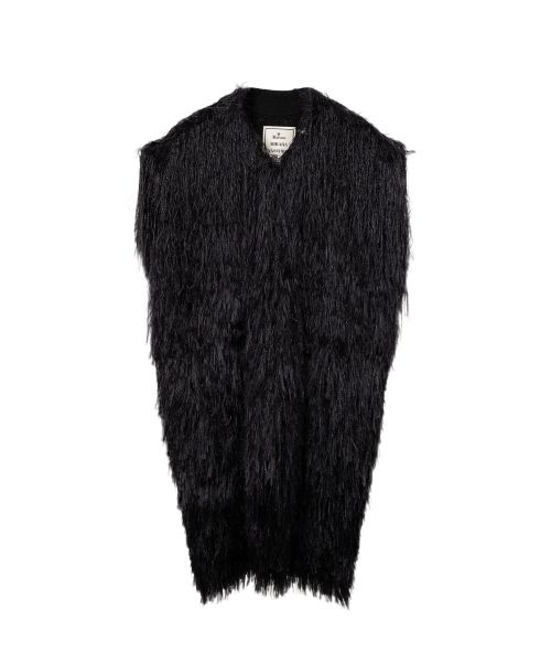 Shaggy Fringe Knit Vest