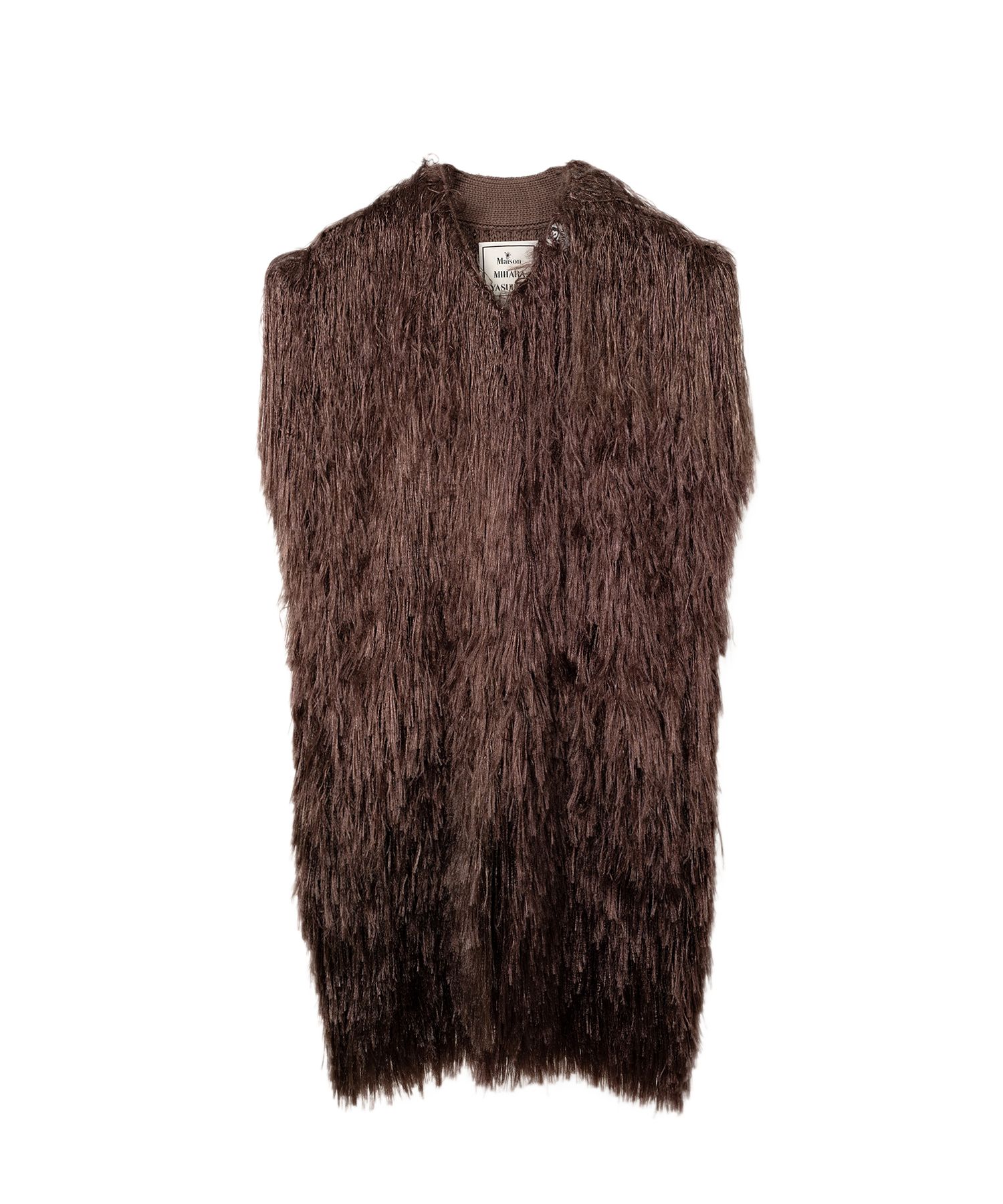 Shaggy Fringe Knit Vest