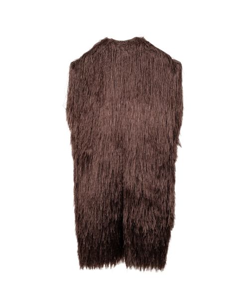 Shaggy Fringe Knit Vest