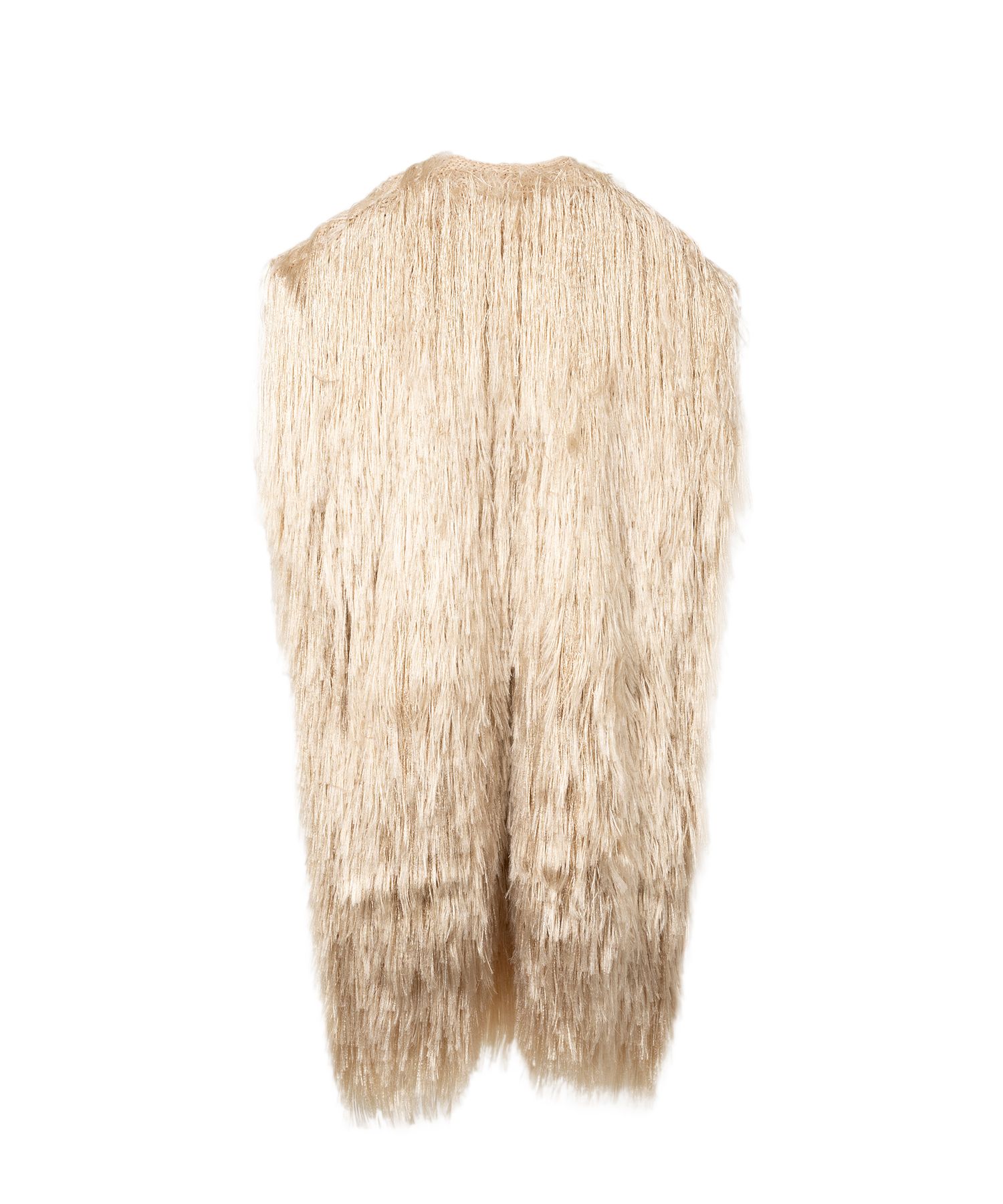 Shaggy Fringe Knit Vest